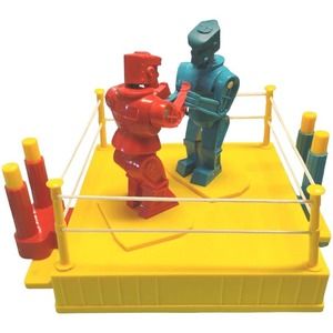 Mattel Rock 'Em Sock 'Em Robots Game Toy Vntg 2001 Kids Collectible